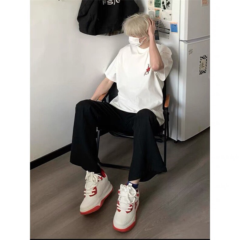 前后刺绣纯棉短袖ZX0284-P35,男装T恤,星座313A(原308A-2)