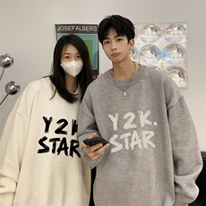 圆领毛衣男大码针织衫男毛线衣线衫M67347-P45加绒款-P65，男装针织衫/毛衣，电商A040