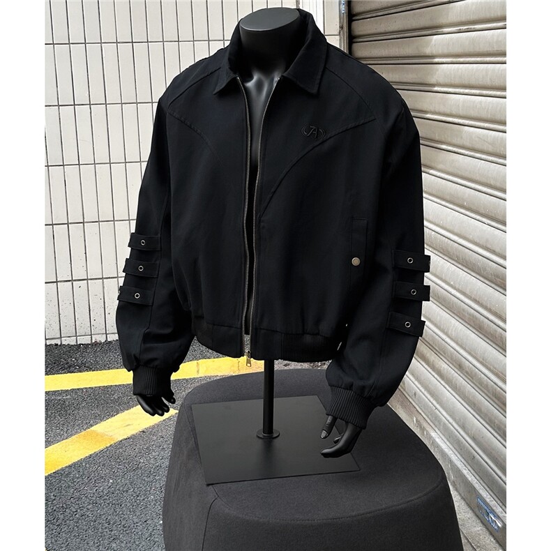 美式刺绣百搭外套座山雕春季宽松外搭男女同款夹克潮HH6808P63,男装夹克,星座1013-5