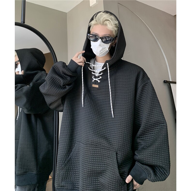秋装新品小众设计感连帽卫衣情侣休闲宽松上衣外套男女G1096P68,女装短外套,电商A339