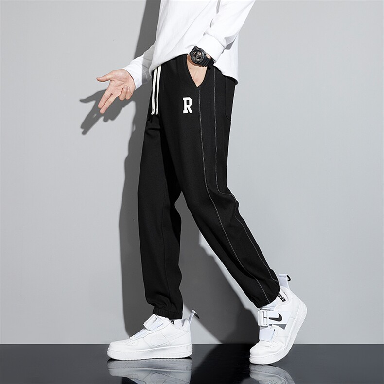 BX98005钱塘2020-2新款潮流时尚男士运动休闲裤宽松百搭长裤P67,男装休闲裤,钱塘207-2