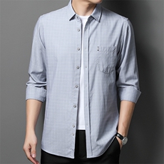 DN-C2207男式服装秋新款衬衫男长袖翻领休闲四季可穿衬衣P58，男装衬衫，电商B360