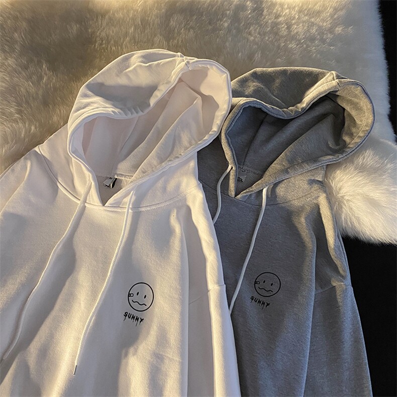 WY2072-P35加绒款-P40纯棉连帽卫衣男大码运动帽衫宽松薄外套男,男装卫衣,电商A040