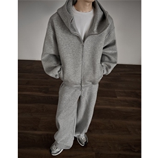 秋季新款440克重磅连帽纯色卫衣G036-特批65控108，男装卫衣，电商A072