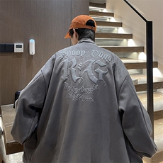 美式复古两面穿鹿皮绒棒球服男街头痞帅J2201*P100*控128，男装夹克，星座227-2
