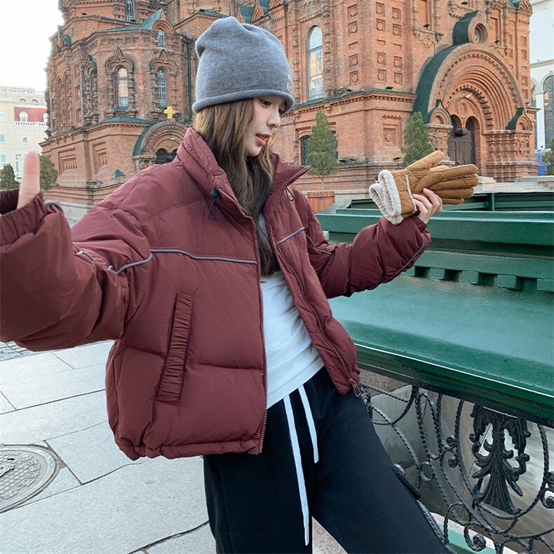 现货2025新款90%白鸭绒休闲保暖羽绒外套,女装羽绒服,1C150