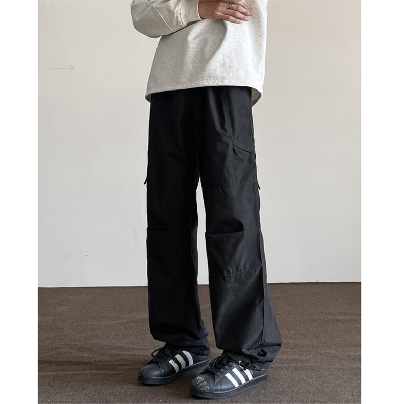 现货2025春装新款工装裤休闲冲锋裤宽松直筒长裤K2499-P45,男装工装外套,星座1212