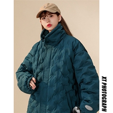 1定制面料中性风棉衣女半高领棉衣男外套女8707P125控168，女装棉衣/棉服，星座226-2