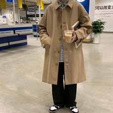 港风休闲男士风衣中长款FZ12P45，男装风衣，星座1116-2