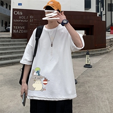 Q11152-P30春夏季七分袖t恤男大码五分袖男短袖中袖，男装T恤，电商A040