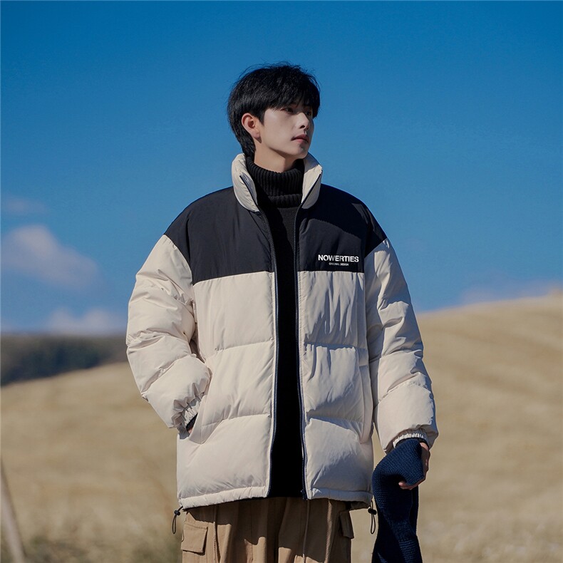 新疆山系冬款时尚字母印花休闲立领棉服A247-MY1252特批85控138图片