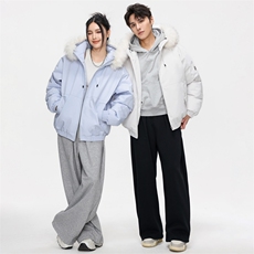 连帽毛领派克服男冬季座山雕工装棉服情侣棉衣外套MY2525-P100，男装棉衣，星座610（原A335）