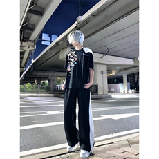 【有货】BK934CC-特P36绣花肩章羽毛满天星立体浮雕短袖T恤男女，男装T恤，星座1007（原301D）