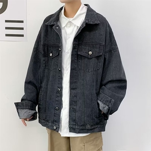 男秋季外套潮牌街头牛仔衬衫夹克JK527P50图片