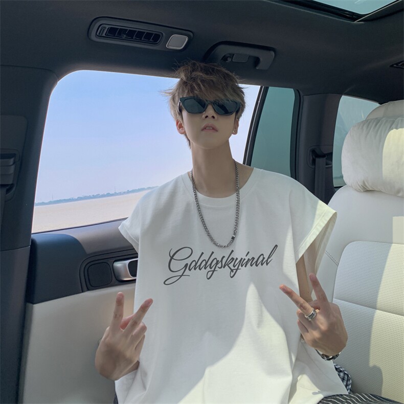 夏季新款外景ins韩版情侣宽松背心男潮高街坎肩打底衫BX00024/P25，男装背心/马甲，电商B316