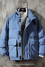 【】A003-HY8005-P130秋冬新款立领大口袋棉衣外套水泥墙，男装棉衣，电商A003