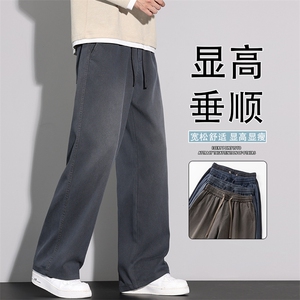 男士牛仔裤2025新款美式休闲裤复古宽松阔腿裤K6678-P52图片