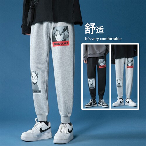 ！2023春季男士宽松运动裤百搭时尚卫裤潮流休闲裤WK333P35，男装休闲裤，电商B220