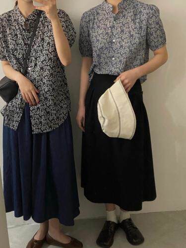 韩娃娃碎花小衫，女装，HJ