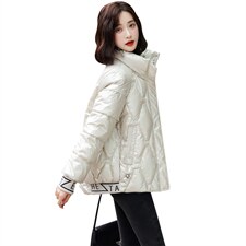 羽绒棉服女冬季2021新款时尚小个子加厚轻薄棉衣棉袄外套现货，女装棉衣/棉服，一安秀