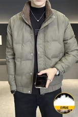 标50%男士冬季羽绒服2025新款时尚立领百搭鸭绒保暖青年潮外套，男装羽绒服，电商A225
