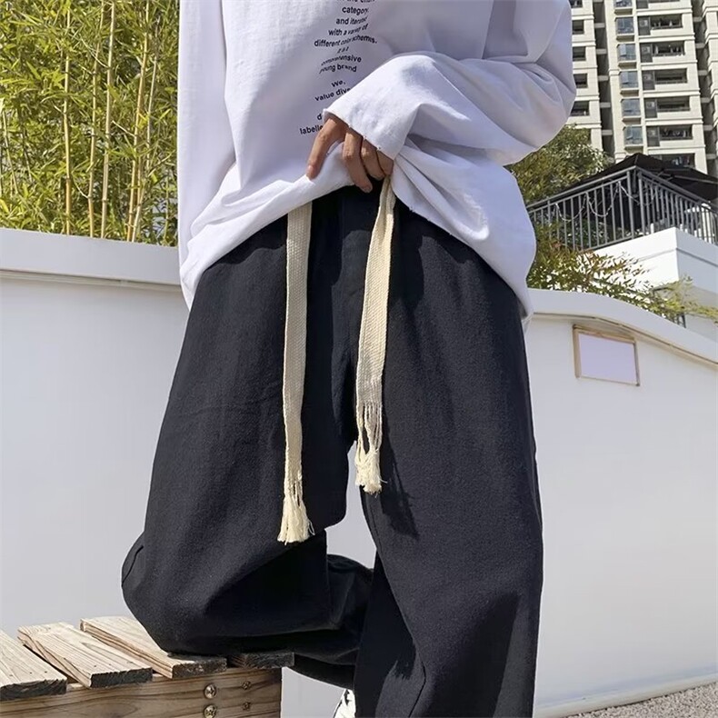 男秋季新款港风休闲裤纯棉LK72P45,男装休闲裤,星座1116-2