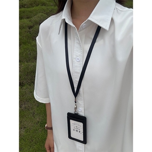 薄款冰丝短袖衬衫男简约纯色垂感休闲痞帅衬衣 CS288-P20图片