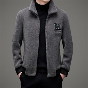 BAMJ-1997M钱塘2020-2冬季厚款时尚休闲帅气中年男士夹克P260图片