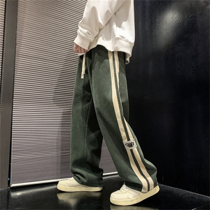 数据款K012-P50控68 秋季新款休闲裤男大码裤子男拖地裤直筒裤图片