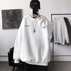 W33 情侣印花圆领秋冬卫衣 常规P28 加绒P38 S-5XL 支持定制图片
