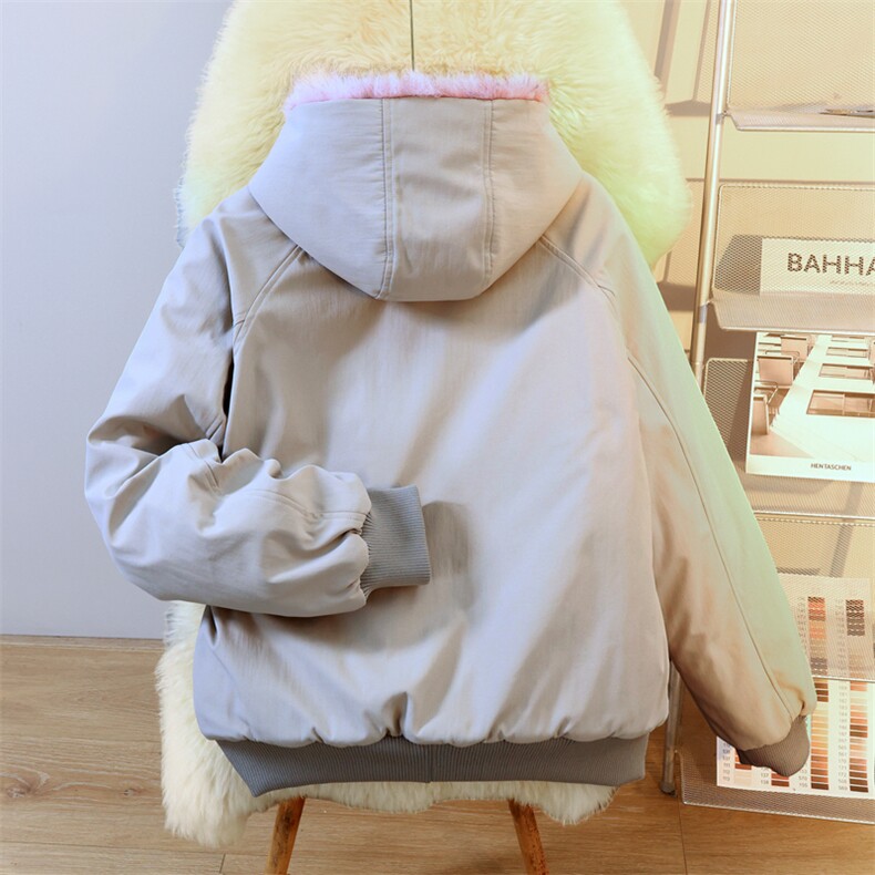 港风座山雕派克棉服夹克男女同款2025冬季加绒保暖外套MY2524-P95,男装夹克,星座610（原A335）