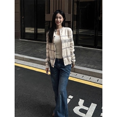 老钱风费尔岛开衫毛衣男秋季松弛感慵懒风针织衫情侣叠穿软糯外套，男装针织衫/毛衣，星座506A