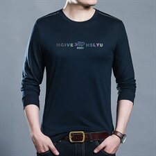 C2011钱塘2020-2秋冬新款男士卫衣大货高品质圆领长袖T恤P42，男装卫衣，钱塘207-2