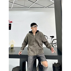 【量大价格可谈】美式连帽针织衫男女时尚拉链开衫外套SX056P52，男装针织衫/毛衣，星座1112-1