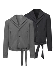 预售款~已下单春季混纺双领飘带西装斑驳领夹克外套XZ26801批118，男装夹克，星座1411A-6