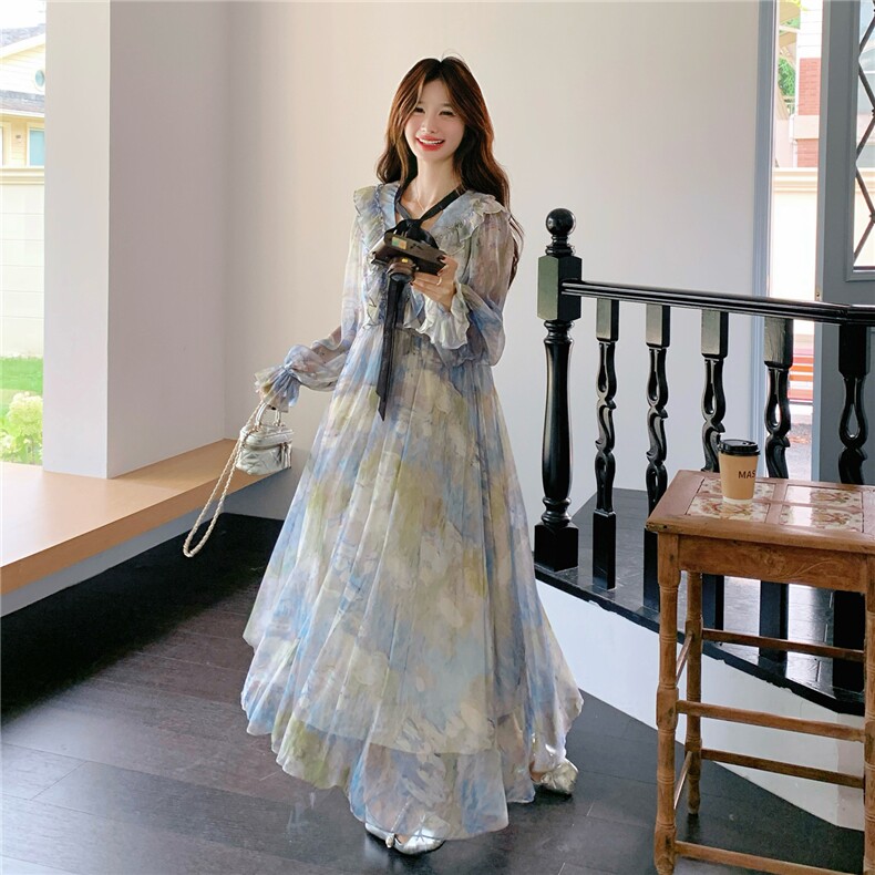 春季重工印花连衣裙C111-2605-P170-K278,女装连衣裙,2C111