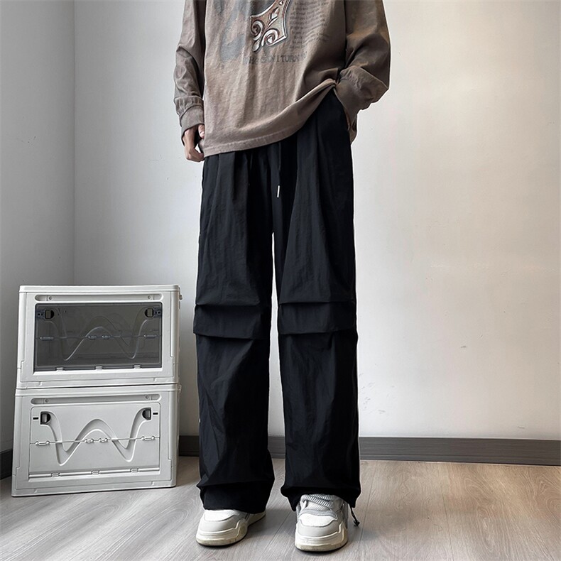 K1175-P38日系复古速干宽松型运动裤,男装休闲裤,星座1501-1