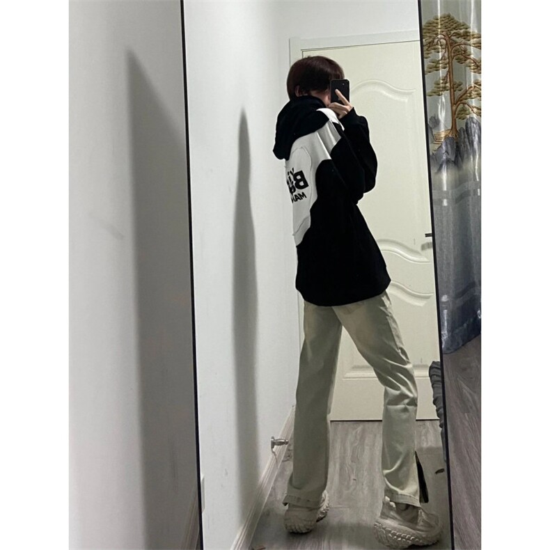 网络图现货！cleanfit黄泥牛仔裤高街修身微喇叭拖地裤RN241-P58,男装牛仔裤,星座1005-6