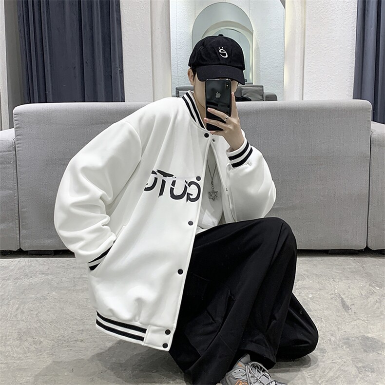 男装宽松休闲中性夹克外套上衣情侣款春装棒球服运动现货DM89-P60,男装夹克,电商D321-1