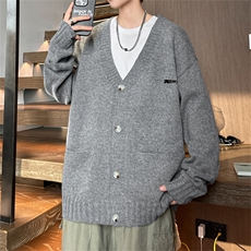 针织开衫男女韩版潮流高街帅气百搭宽松2024冬季ins毛衣MZ581-P47，男装针织衫/毛衣，星座412-2