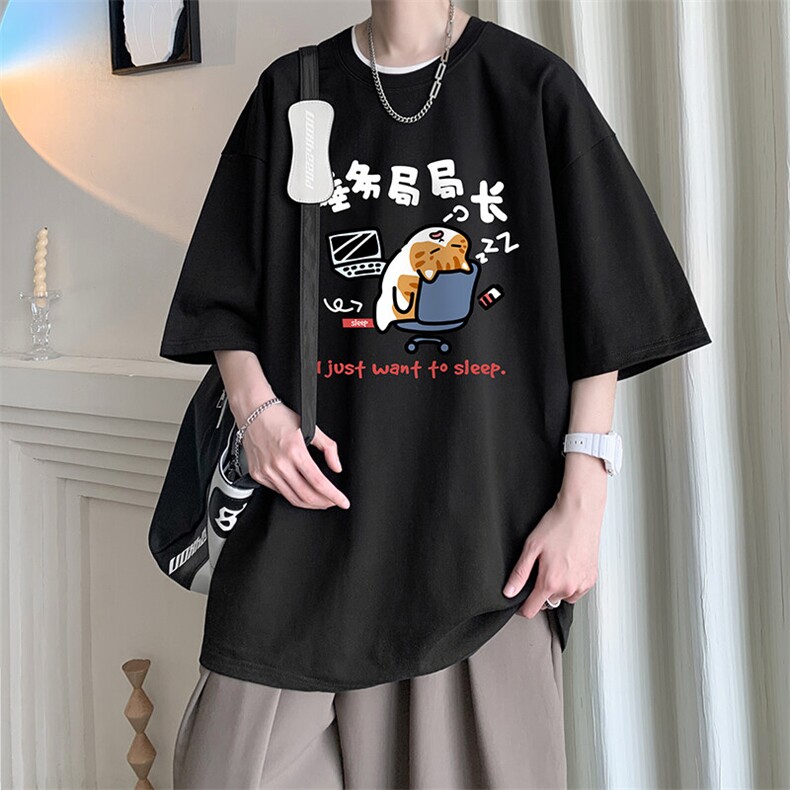 230g重磅纯棉短袖t恤男大码半袖半截袖DX17447-P20,男装T恤,电商A040