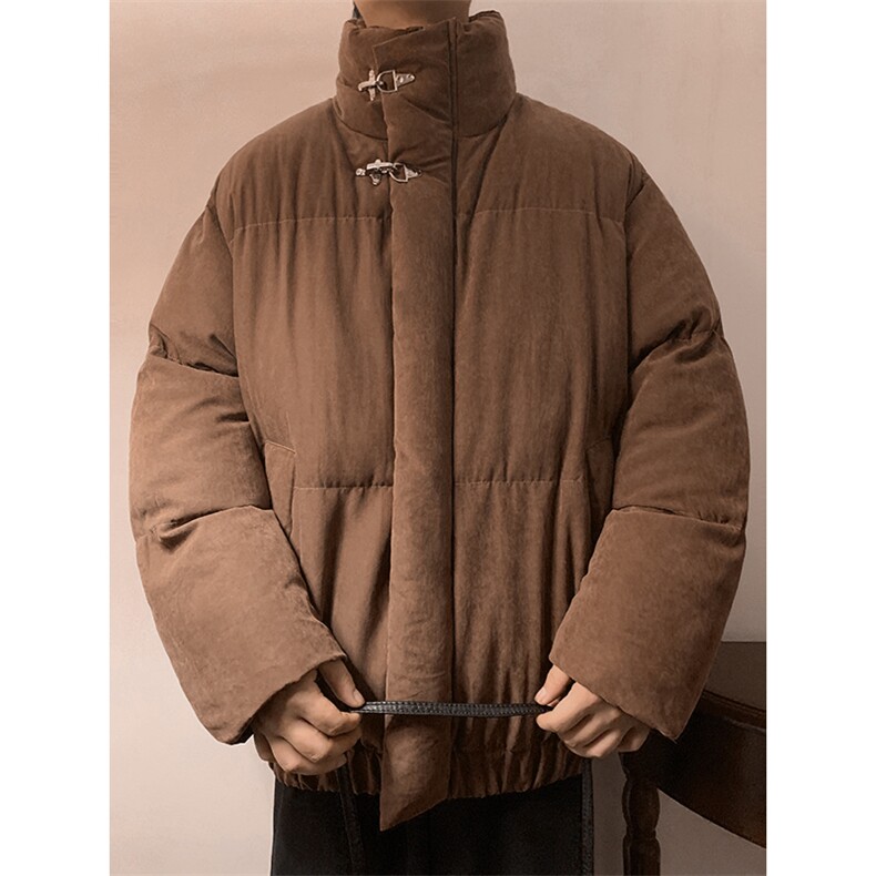 秋冬棉衣加厚夹克加绒外套厚棉袄飞机扣小众1016-1W104P128K158,男装夹克,星座1016-1（原电商B408-1）