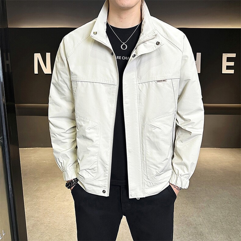 JK801-P752025秋冬时尚百搭青年休闲夹克外套痞帅,男装夹克,星座507A（原星座306B-2）