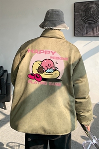 麂皮绒棉衣男大码立领棉袄子男羽绒棉服JM87313-P110图片