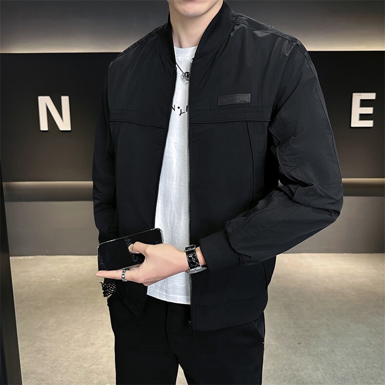 店主风棒球领夹克男士2025秋装休闲衣服男外套B320-8513-P95,男装夹克,电商B320