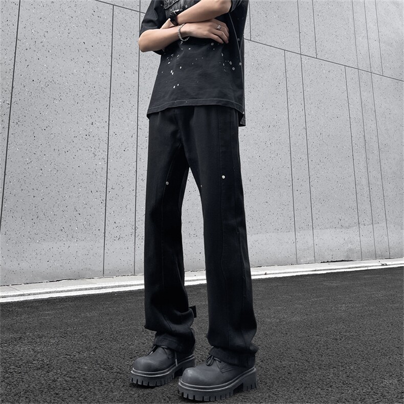 高街牛仔裤男士韩版潮流痞帅直筒夏季2024新款ins长裤RK1768-P43,男装牛仔裤,星座412-2