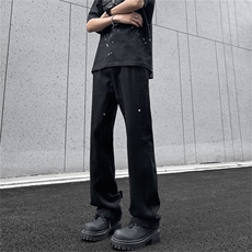 高街牛仔裤男士韩版潮流痞帅直筒夏季2024新款ins长裤RK1768-P43，男装牛仔裤，星座412-2