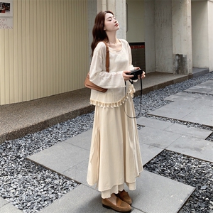 现货  镂空上衣＋半裙套装  2C198-6301-P175 K268图片