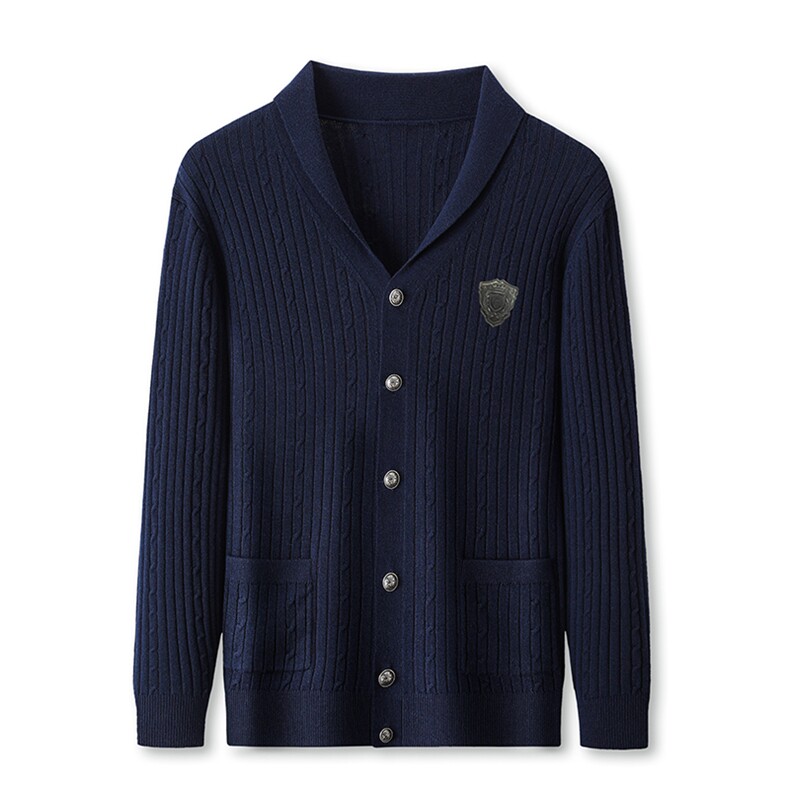 PP8133开衫轻奢欧货品质男士休闲外套针织衫羊毛精品,男装针织衫/毛衣,钱塘207-2