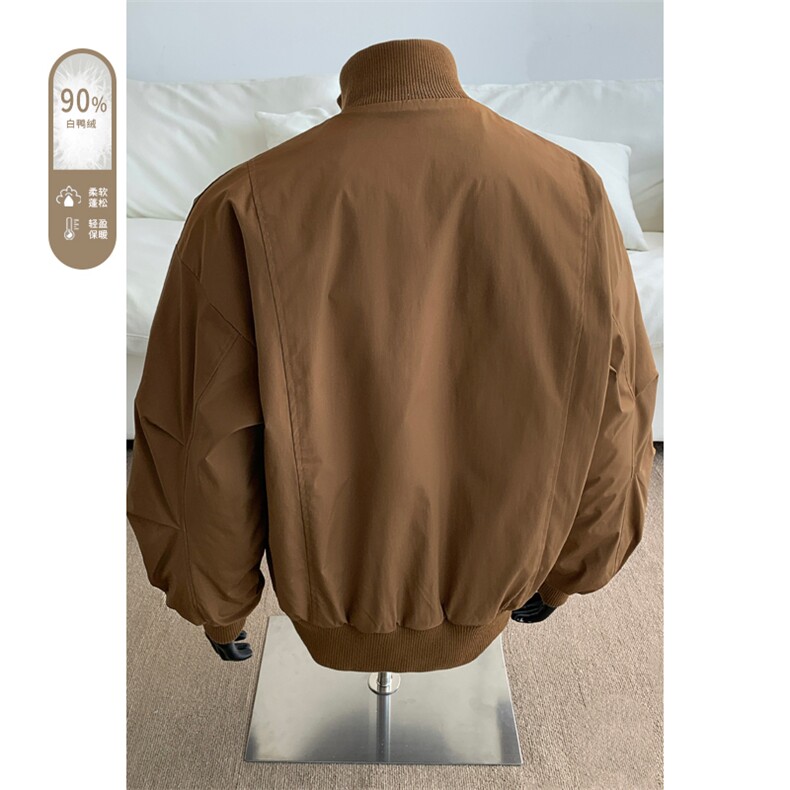 广检90%白鸭绒冬季假模羽绒服充绒量75gM-5XHY25593-特P109,男装羽绒服,电商A022